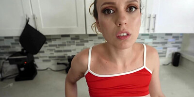 Girl is great at receiving stepfather's cock and sperm inside