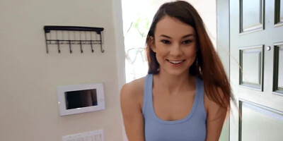 Joyful teen drilled by new boyfriend in all kind of poses