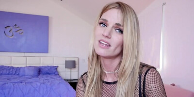 Luxurious blonde MILF cheats on hubby with neighbor's son