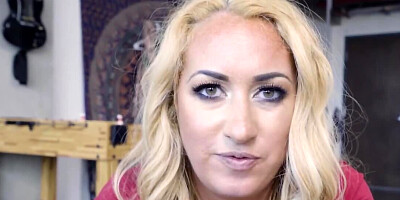 Stacked blonde MILF cheats on her hubby with handsome stepson