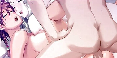 Stepsister caught me fucking her BF and she joined threesoem