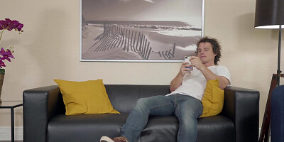 Brunette cutie gets seduced and fucked by her roommate