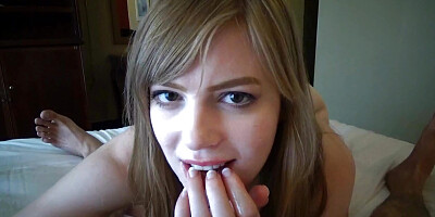 Dolly Leigh Gives Boyfriend Blowjob Reward