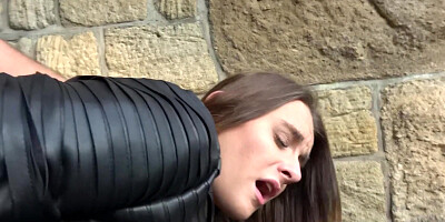 Adele Unicorn gets down on her knees to suck massive cock