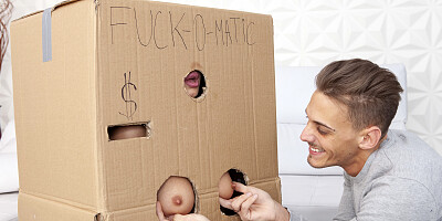 Sandra Wellness sucks massive cock and takes it deep in her shaved pussy