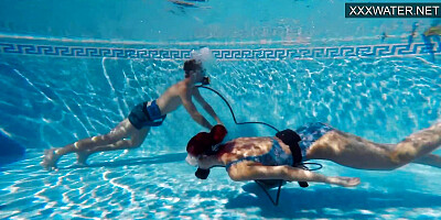 Polina sucks his soul out underwater