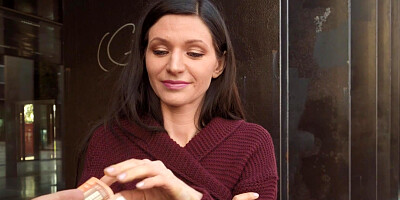 Euro girl Arian Joy sells her body for cash