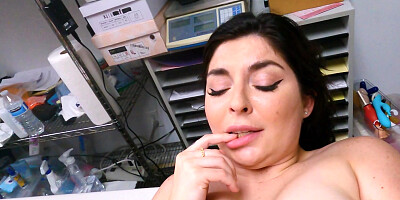 Mischievous brunette Keira Croft gets punished for stealing