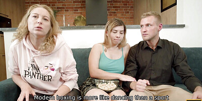 MOMMY4K. Fucking the Mom. Hot sex with Marta &amp, Leo Dee