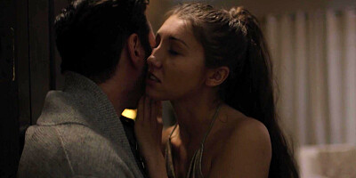 Maya Woulfe blows and rides stepdad’s cock until it explodes