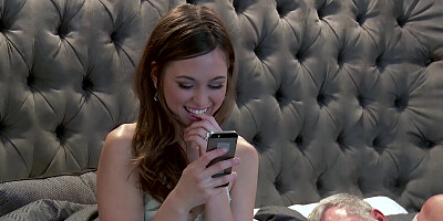 Riley Reid gets her muff stuffed while her cuckold husband shoots it on cam