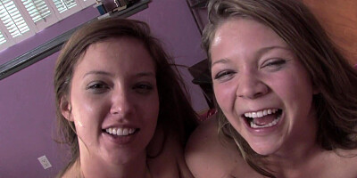 Girls are doing naughty things