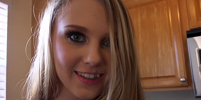 Petite minx Lily Rader gets fucked all over the house