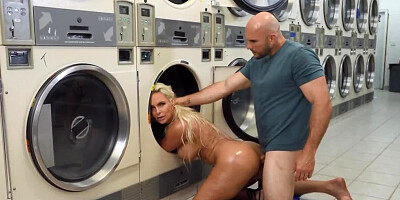 Oiled-up blonde Phoenix Marie gets fucked by hung dude JMac
