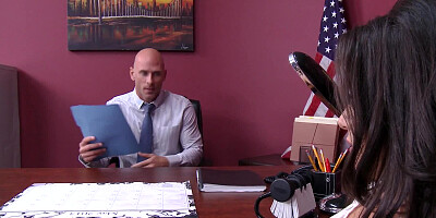 Charity Bangs and the principal fucking in his office