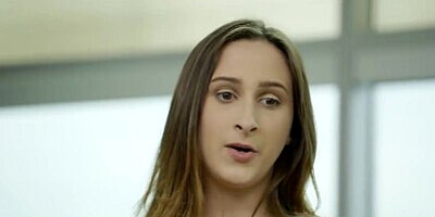 Busty brunette Ashley Adams first BBC