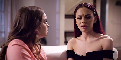 Mary Moody and Sabina Rouge licking each other's pussy