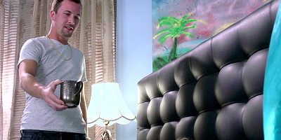 Devon Blue enjoys a cum swapping 3some with stepdaughter Alli Rae & her bf