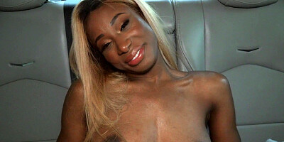Kinky ebony Kinsley Karter gets her cocoa pussy drilled