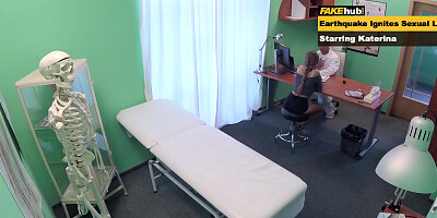 Insatiable chick with big boobs shagged by horny doctor