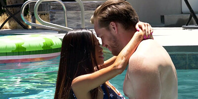 Vina Sky enjoys her Labor Day making huge cock cum all over her