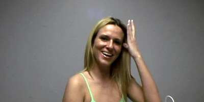 Laundry lady has perky nipples