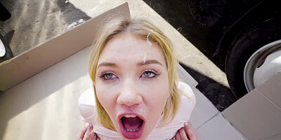 Zelda Morrison gets her tight snatch fucked in POV