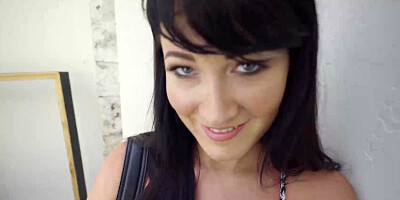 Jessica Cage strips naked and has public sex for money