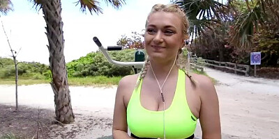 TheRealWorkout - Fitness Vlogger Fucked By Camera Crew