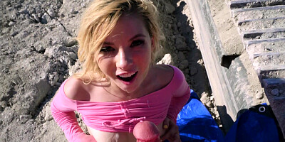 Kenzie Reeves gives head and gets screwed in public
