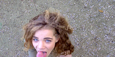 Barely legal teen gets pleasantly fucked outdoors
