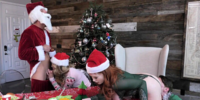 Sexy ladies Summer Hart and Charlotte Sins having a nice foursome