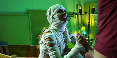 Ancient mummy turned into a hot milf