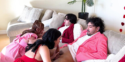 Melanie Marie and Biley Blaze getting fucked in the living room