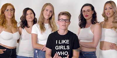 Lesbian sex on set from beauties Alina Lopez and Shyla jennings