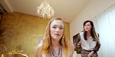Redhead cutie with small cans gets screwed in POV