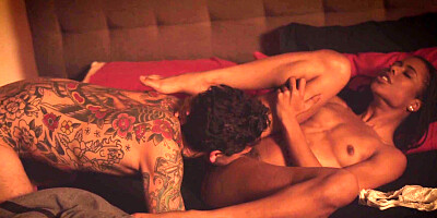 Kira Noir gets properly fucked by her tattooed lover