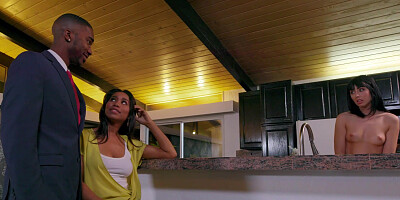 Baby Daphne Dare has sex with Jenna Foxx and her husband