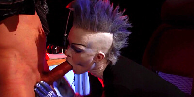 Scary bitch Sasha Knox gets fucked balls deep