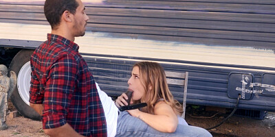 Picnic sex with teen cutie Kristen Scott