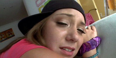 Petite teen likes anal more than homework