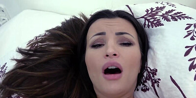 Sexy Alyssia Kent with big natural tits and POV sex