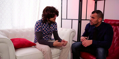 Busty Julia De Lucia rides stallions cock