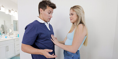 Chloe Rose gets eaten out and screwed by her stepbrother