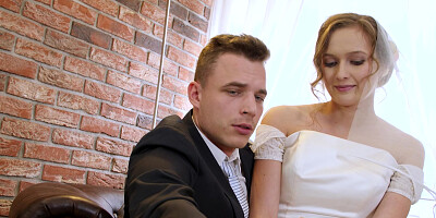 Bride fucks a rich guy in front of her future husband