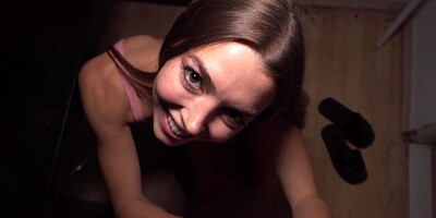 Lovely Spaniard Mary Popiense in passionate POV sex and creampie