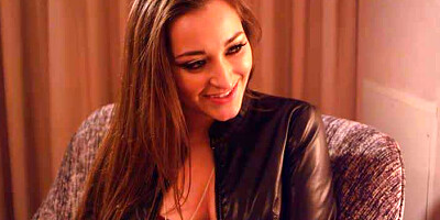 In nothing but stockings does this sweet Dani Daniels take hard piston in cunt