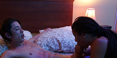 Kira Noir Gets Eaten Out and Shagged by Horny Asian Dude