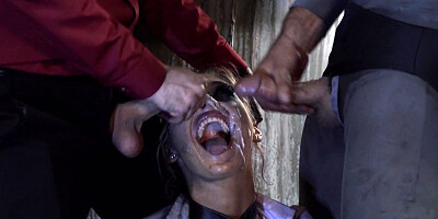 People in superhero costumes are having sex