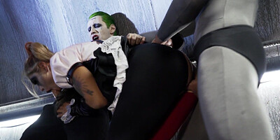 People in Superhero Costumes Having Sex